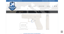 Desktop Screenshot of euroarms.com
