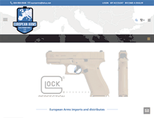 Tablet Screenshot of euroarms.com