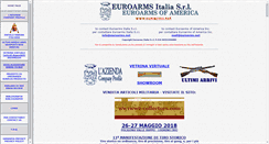 Desktop Screenshot of euroarms.net